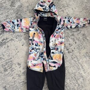 Patterned Kids Raincoat with Hood